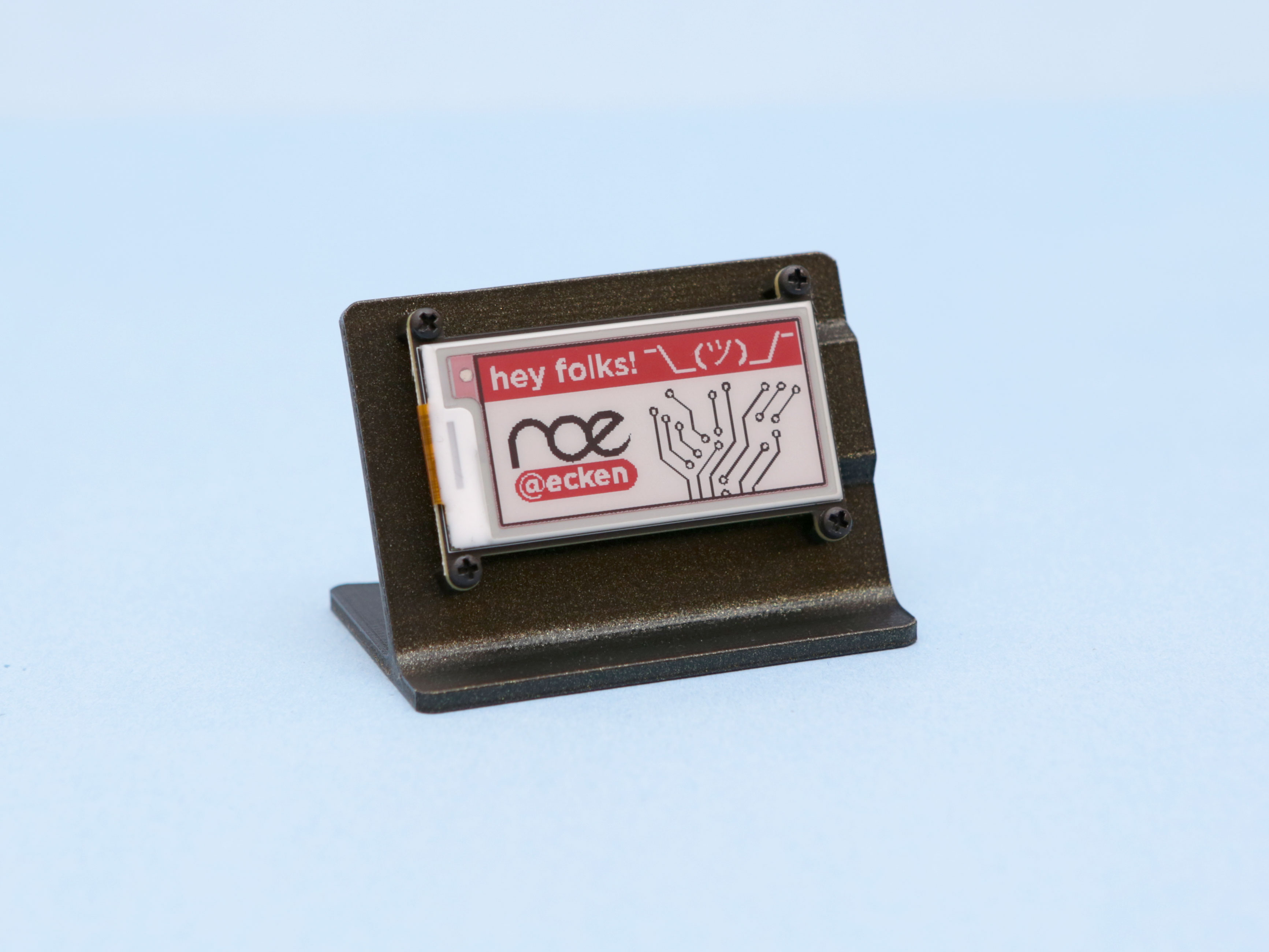 eInk FeatherWing Stand by Adafruit Download free STL model