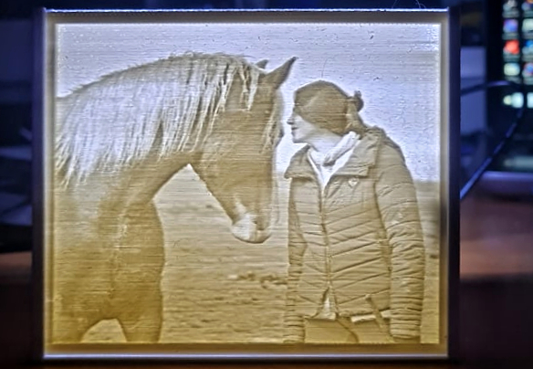 Box pro lithopanii / Box for Lithopania
