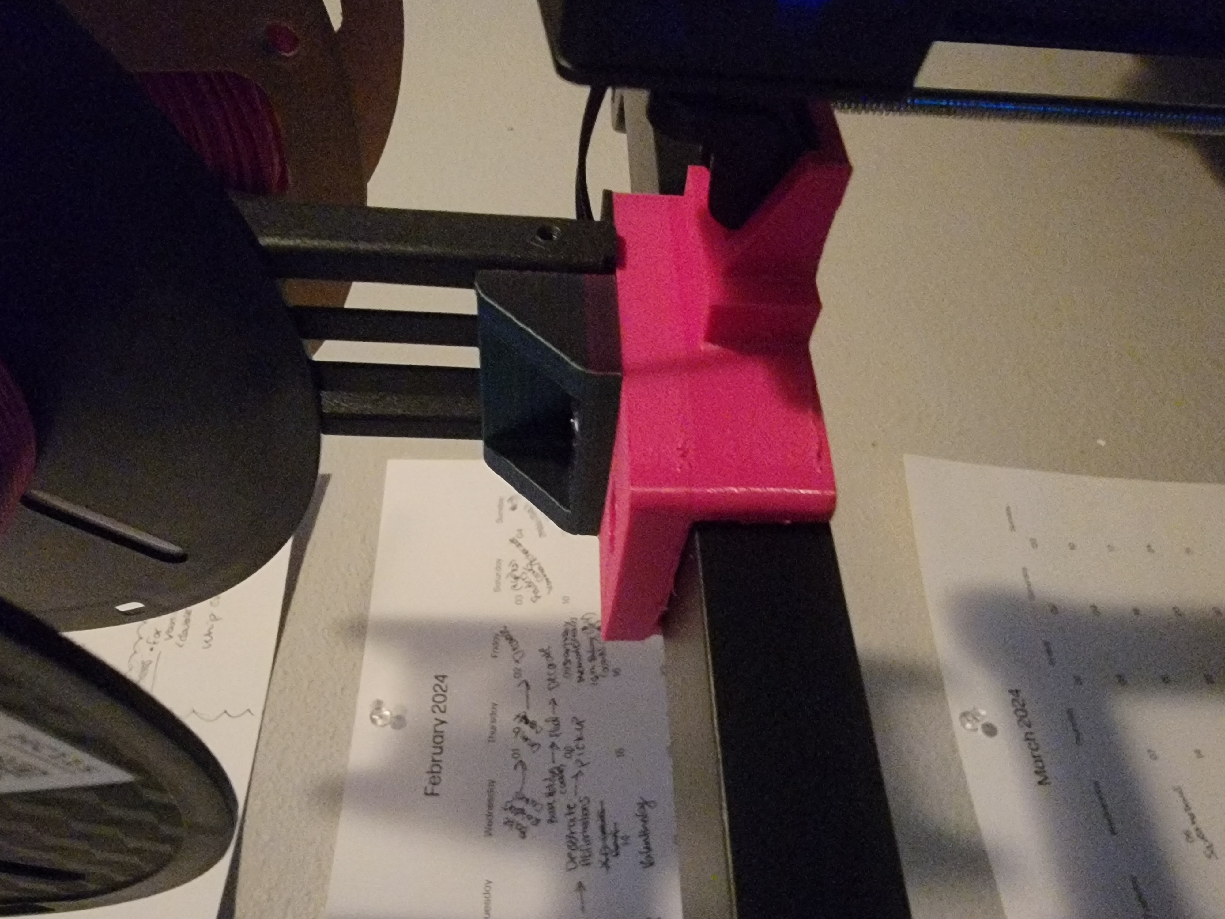 Ender 3 v3 KE filament 90 W/ Runout sensor 3D model thumbnail