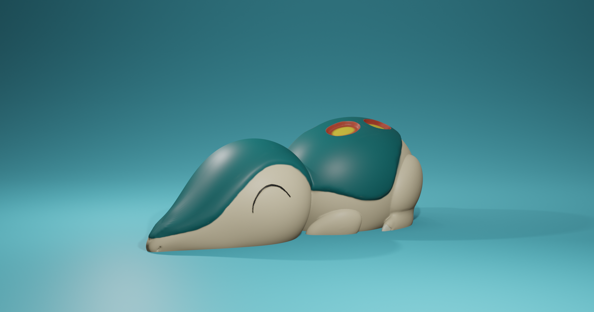 Sleeping cyndaquil cheap