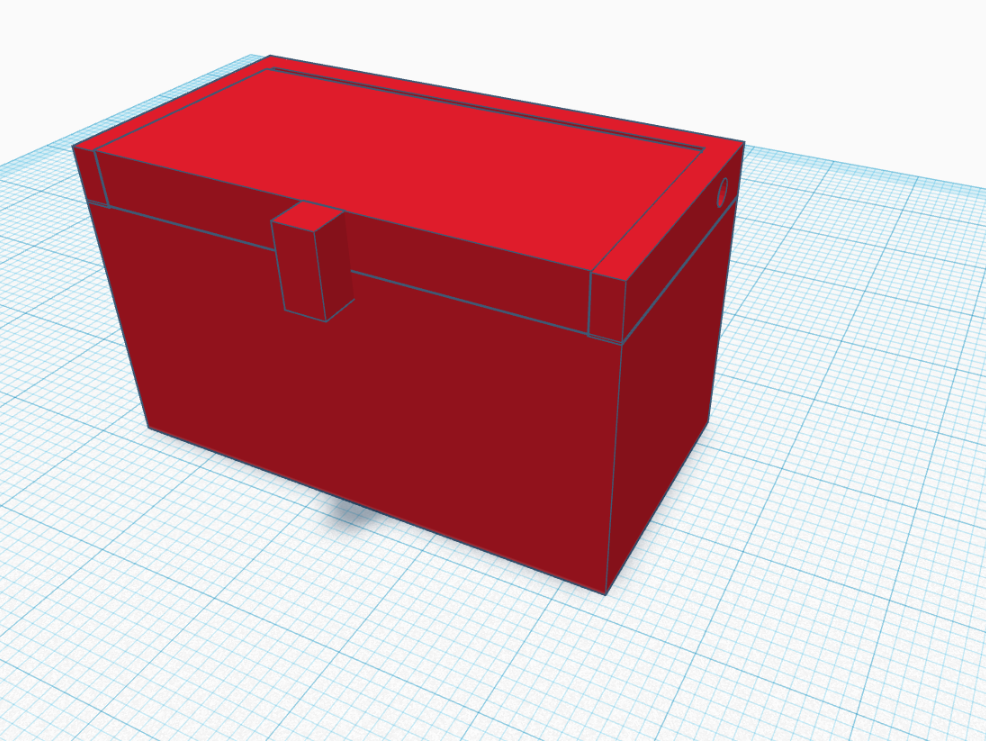 minecraft chest (needs glue)