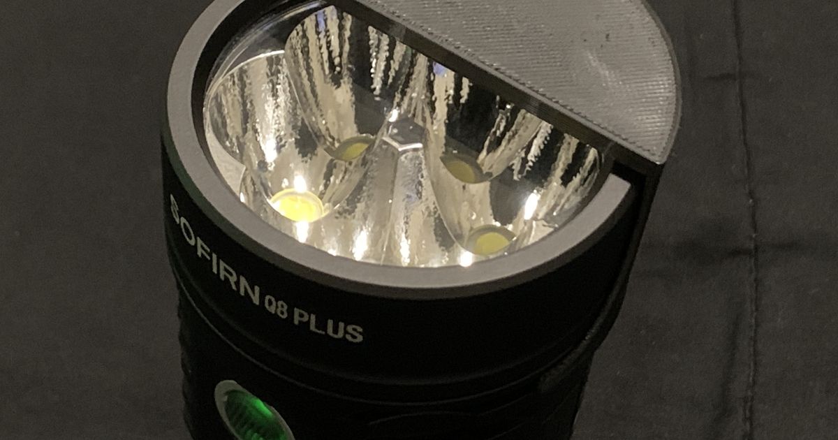 Sofirn Q8 Plus Headlight Shade by PhantomAura | Download free STL