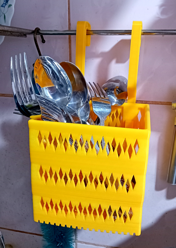 Kitchen basket for spoons, forks and knives by mivas Download free