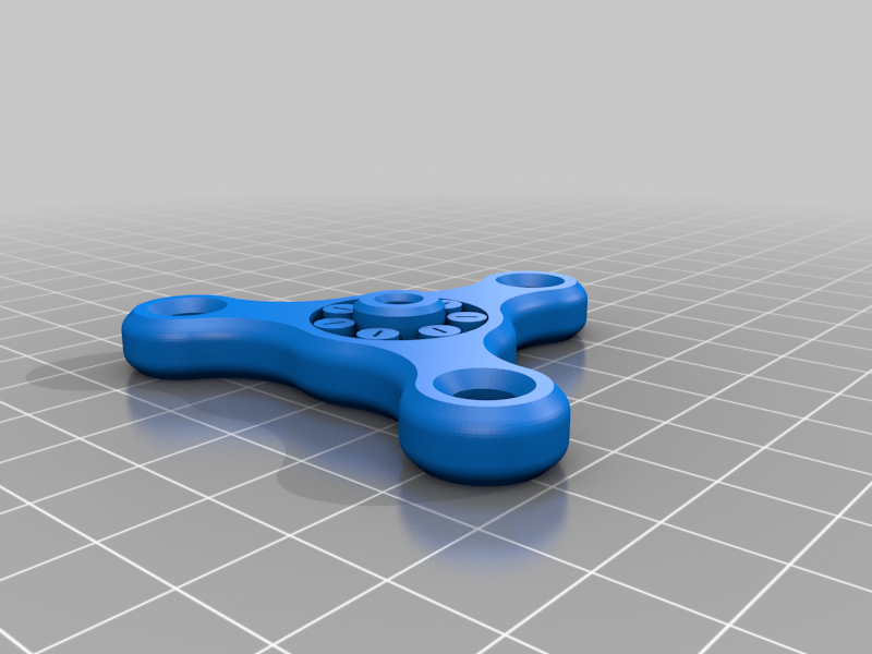 PIP Fidget spinner with integrated bearing