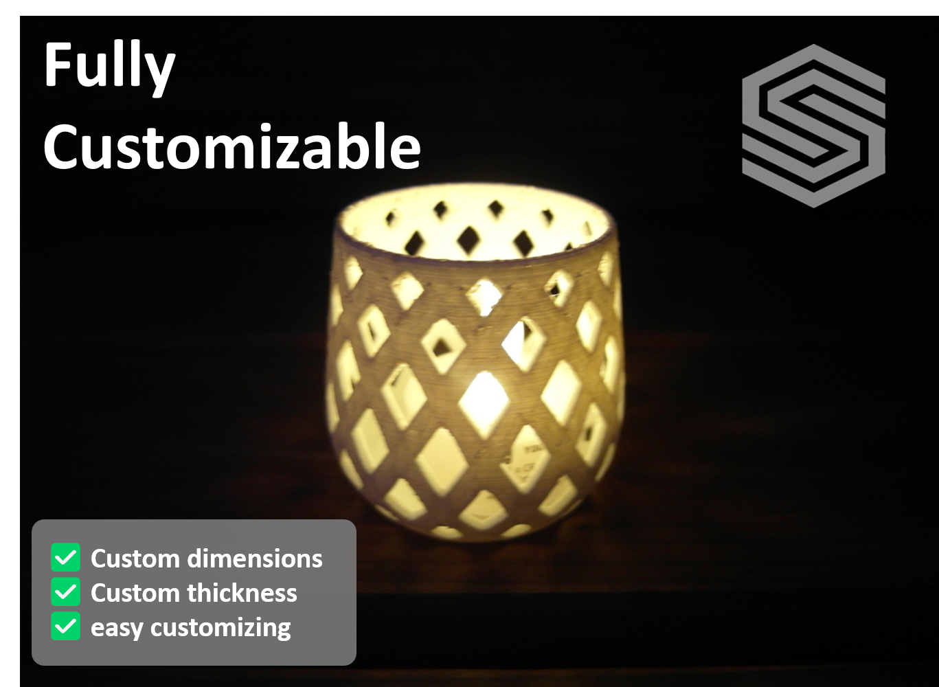 Tealight holder | customizable
