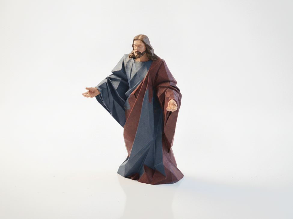Jesus Statue Religious Figure 3D Printable