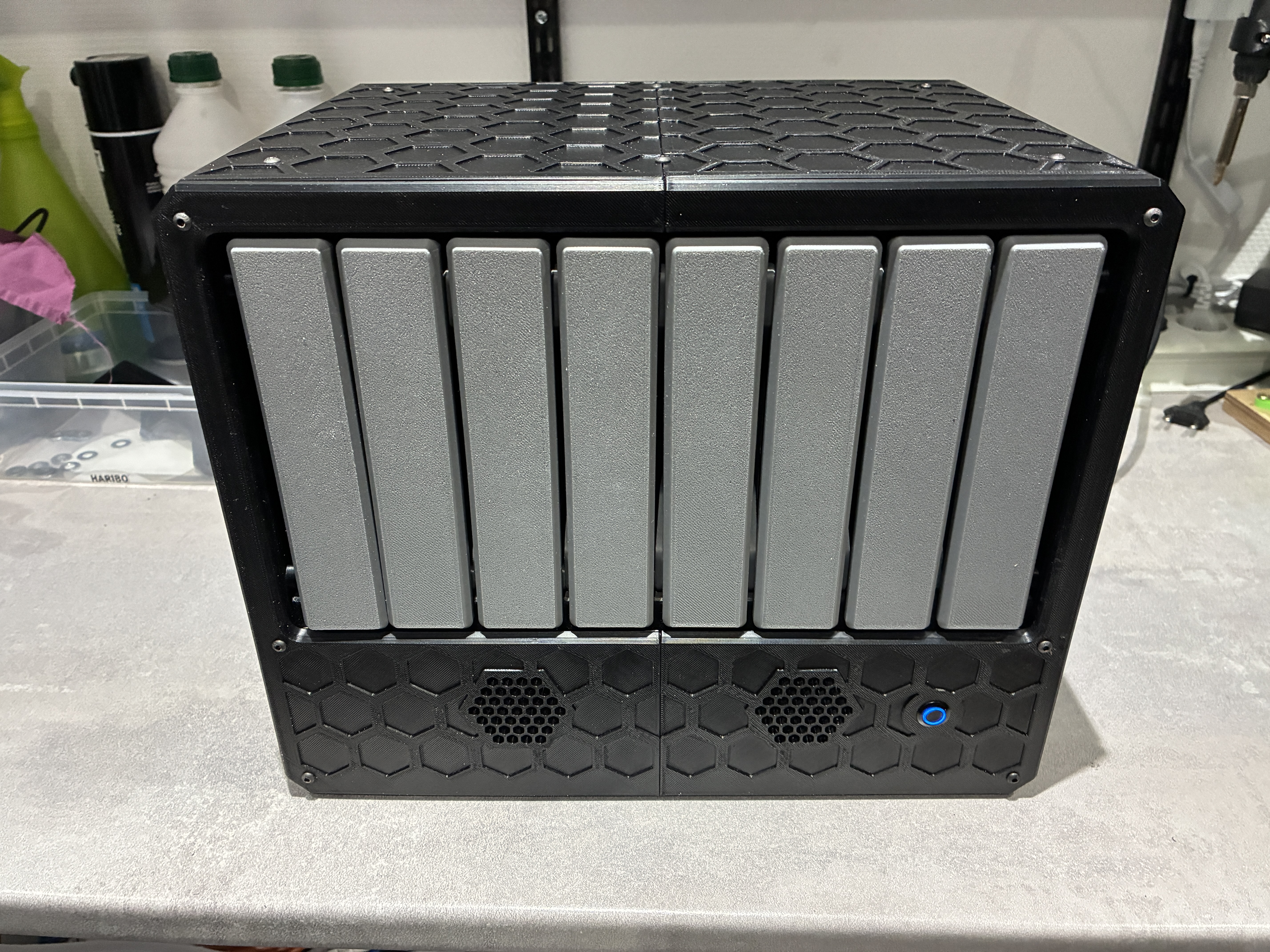 NAS 8 Baies DIY Mini ITX Motherboard