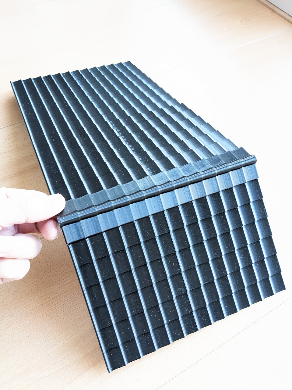 Bird house roof tiles