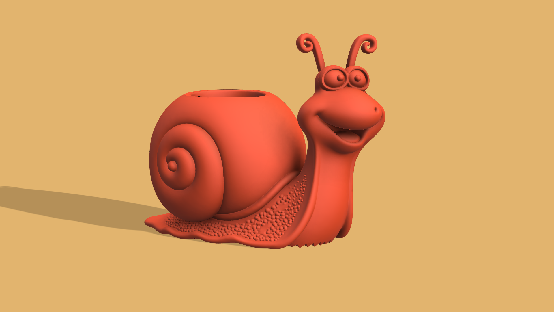 Happy Snail Planter