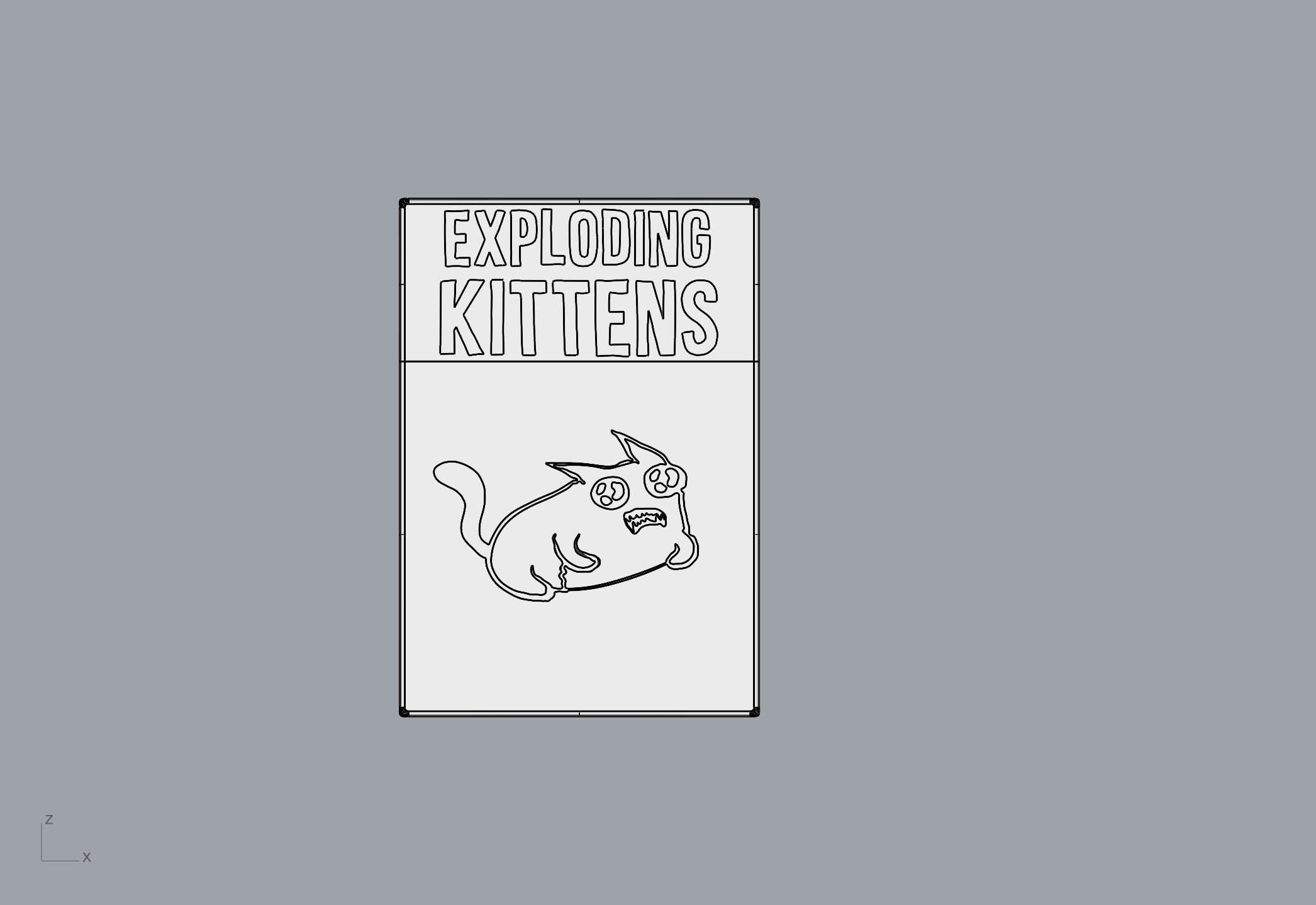 Exploding Kittens BOX von Jasone7149 | Kostenloses STL-Modell ...
