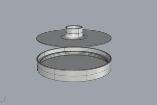 Circular pistachio bowl