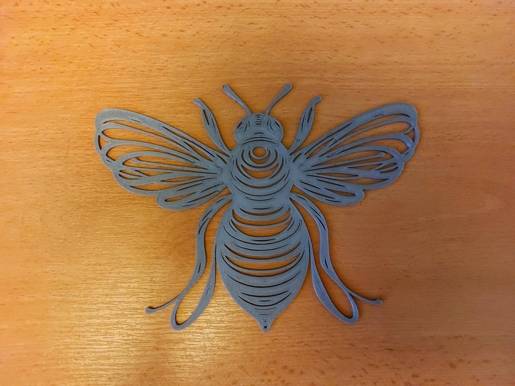 Miniatura 3 do modelo 3D Bumble-bee wall decoration