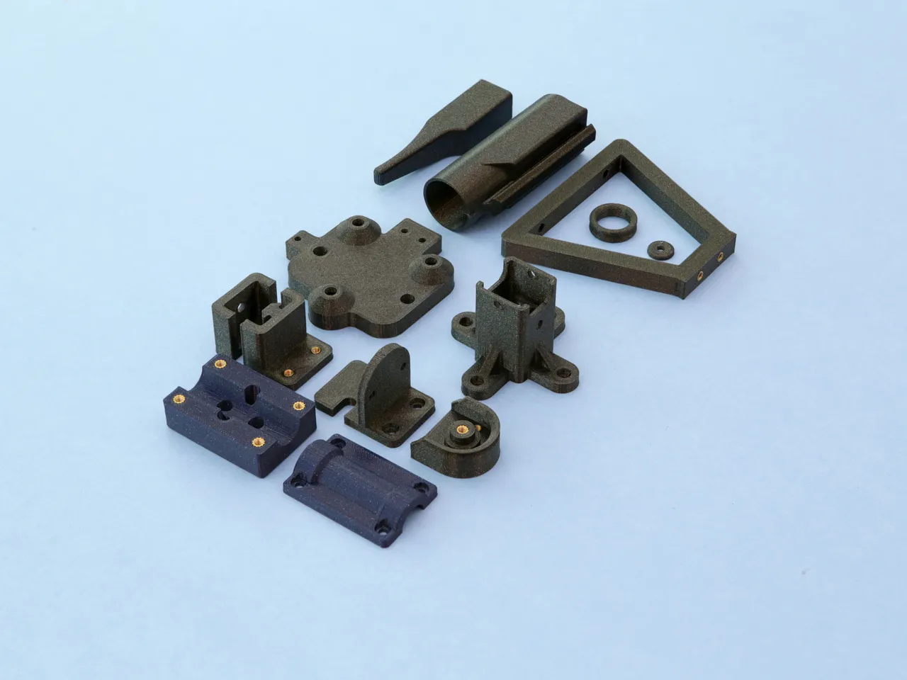 100x #10-32 LONG Brass Threaded Heat Set Inserts for Plastic 3D Printing Metal 