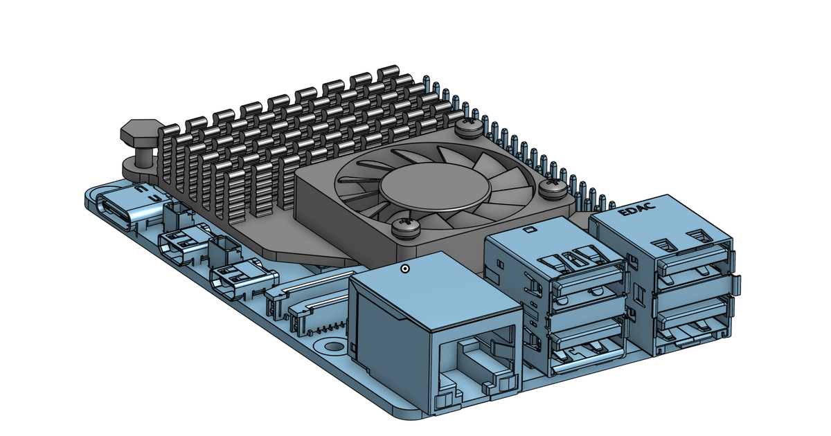 Fichier OBJ Boîtier Spaceship pour Raspberry Pi 5 🚀・Design pour imprimante  3D à télécharger・Cults
