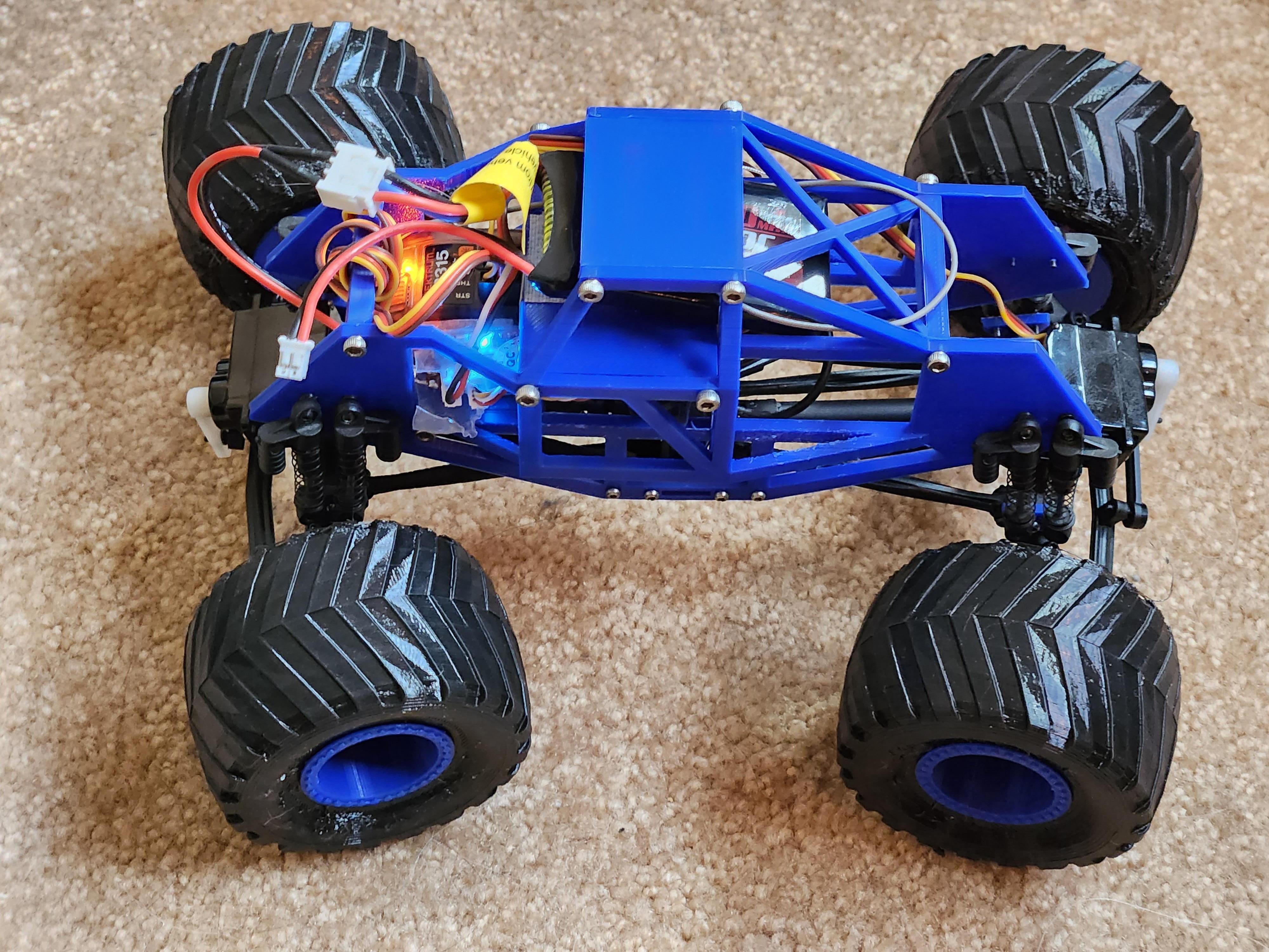 SCX24 Mini Monster Wheels and Tires