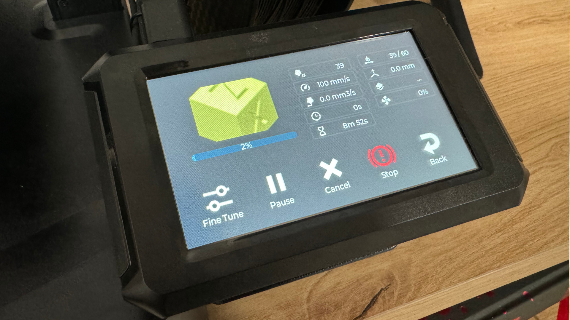 Ender 3 v3 ke screen holder landscape for guppyscreen by alehandoro vr