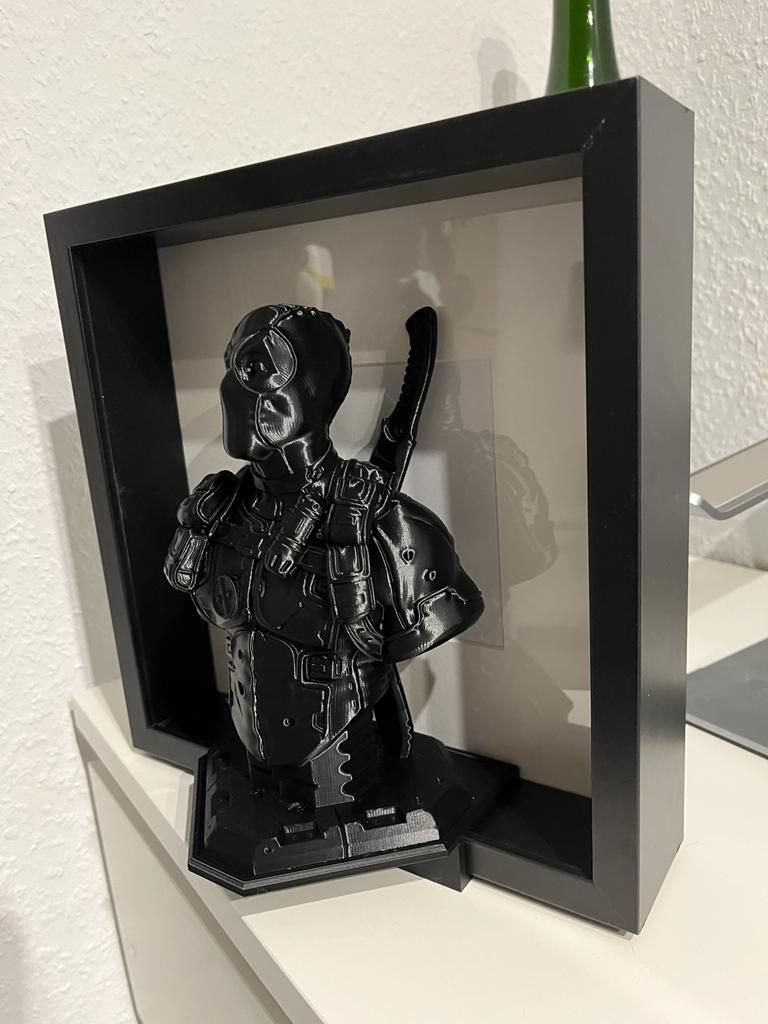Ikea Sannahed 25x25 Adapter Deadpool Bust by Knubelinho Download free