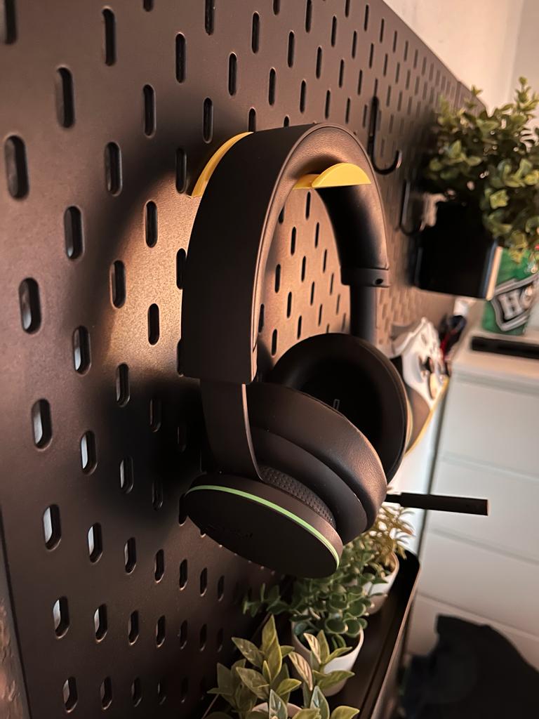 Ikea Skadis Headset Mount
