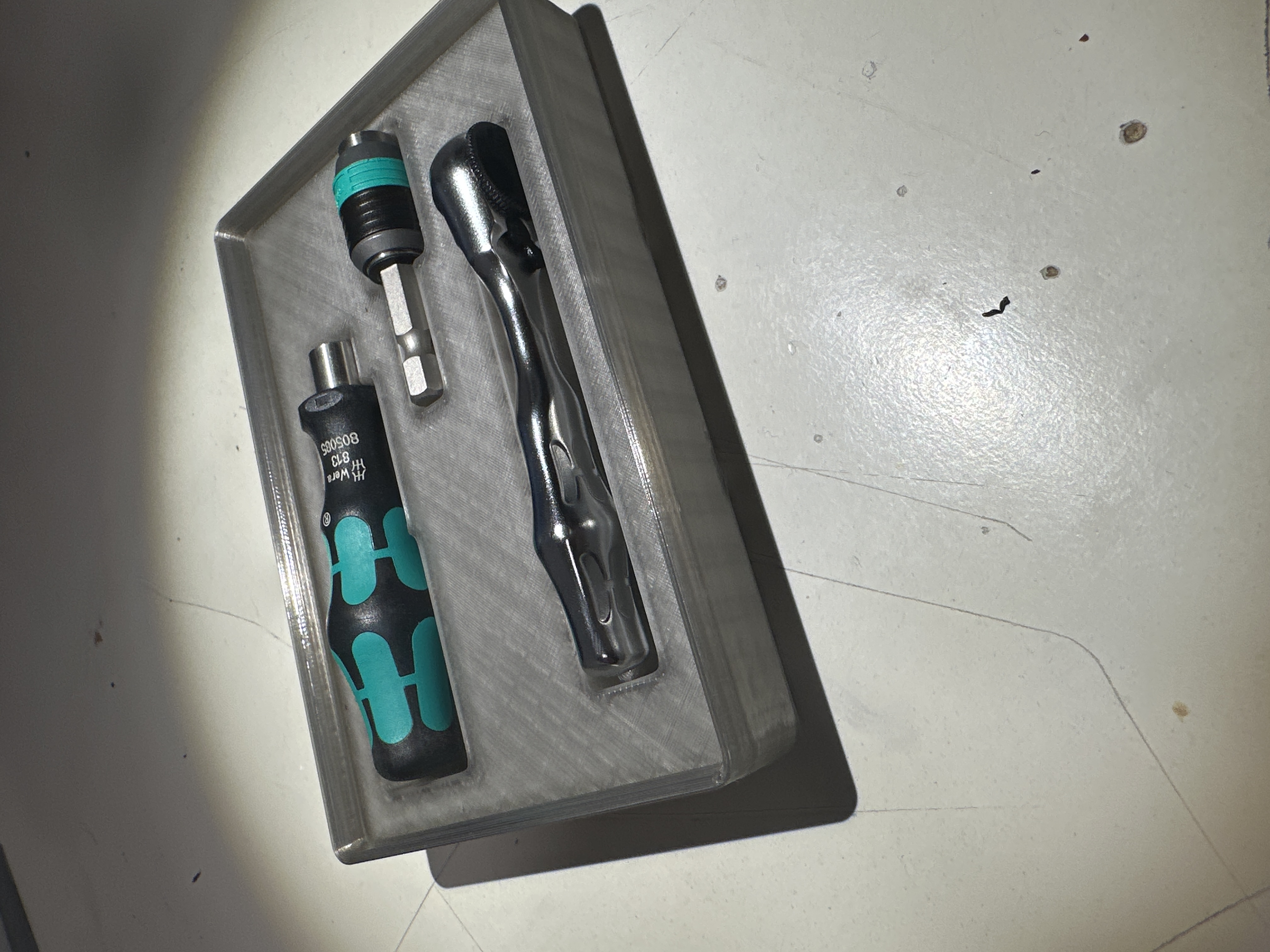 Wera Ratchet and Screwdriver Gridfinity Holder