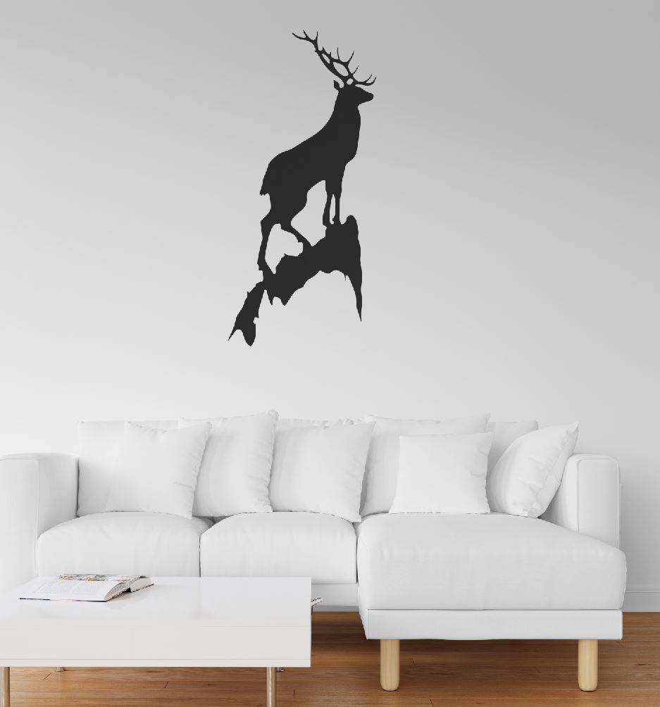 Wall art - Deer on a cliff