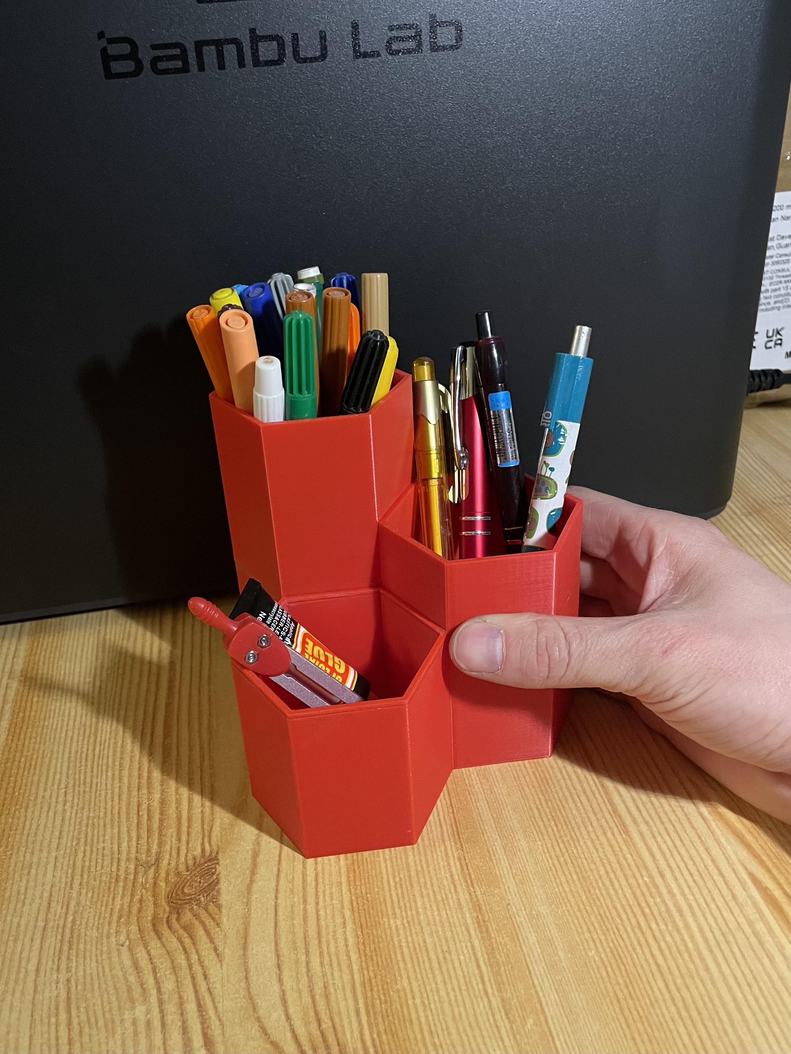 Hexagon Pen Holder