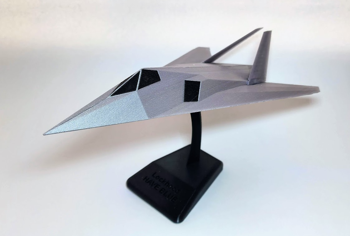 Lockheed Have Blue aircraft (multicolor) by mach3d Download free STL