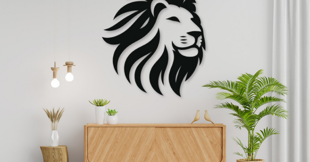 Lion Wall Sculpture by Kahraman | Download free STL model | Printables.com