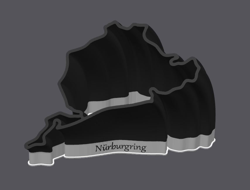 Nürburgring racetrack extrusion