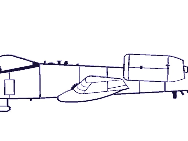 A-10 Warthog Side View WallArt