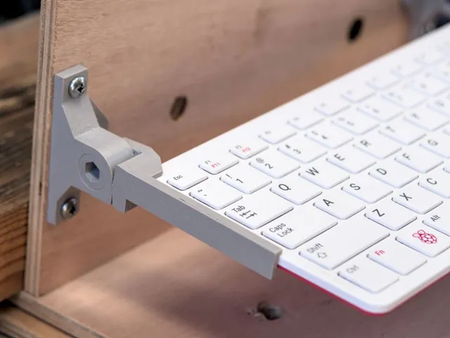 raspberry pi 400 keyboard hinged wall mount