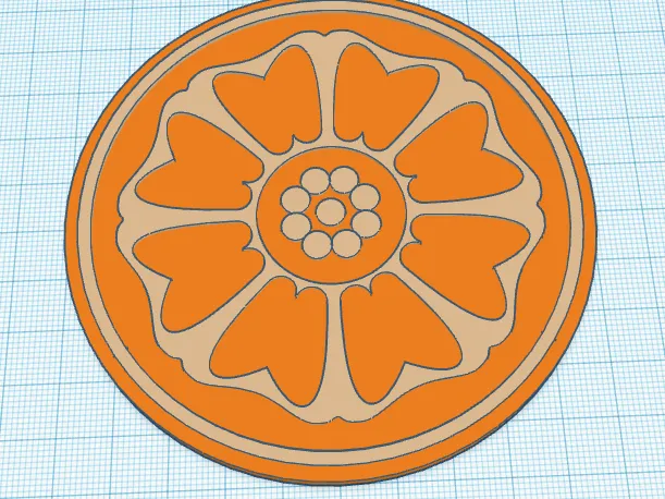 Uncle Iroh/ White Lotus/ Jasmine Dragon coasters set from Avatar The Last Air Bender