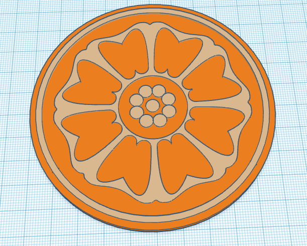 Uncle Iroh/ White Lotus/ Jasmine Dragon coasters set from Avatar The Last Air Bender