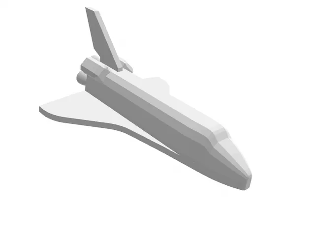 Low-poly Space Shuttle