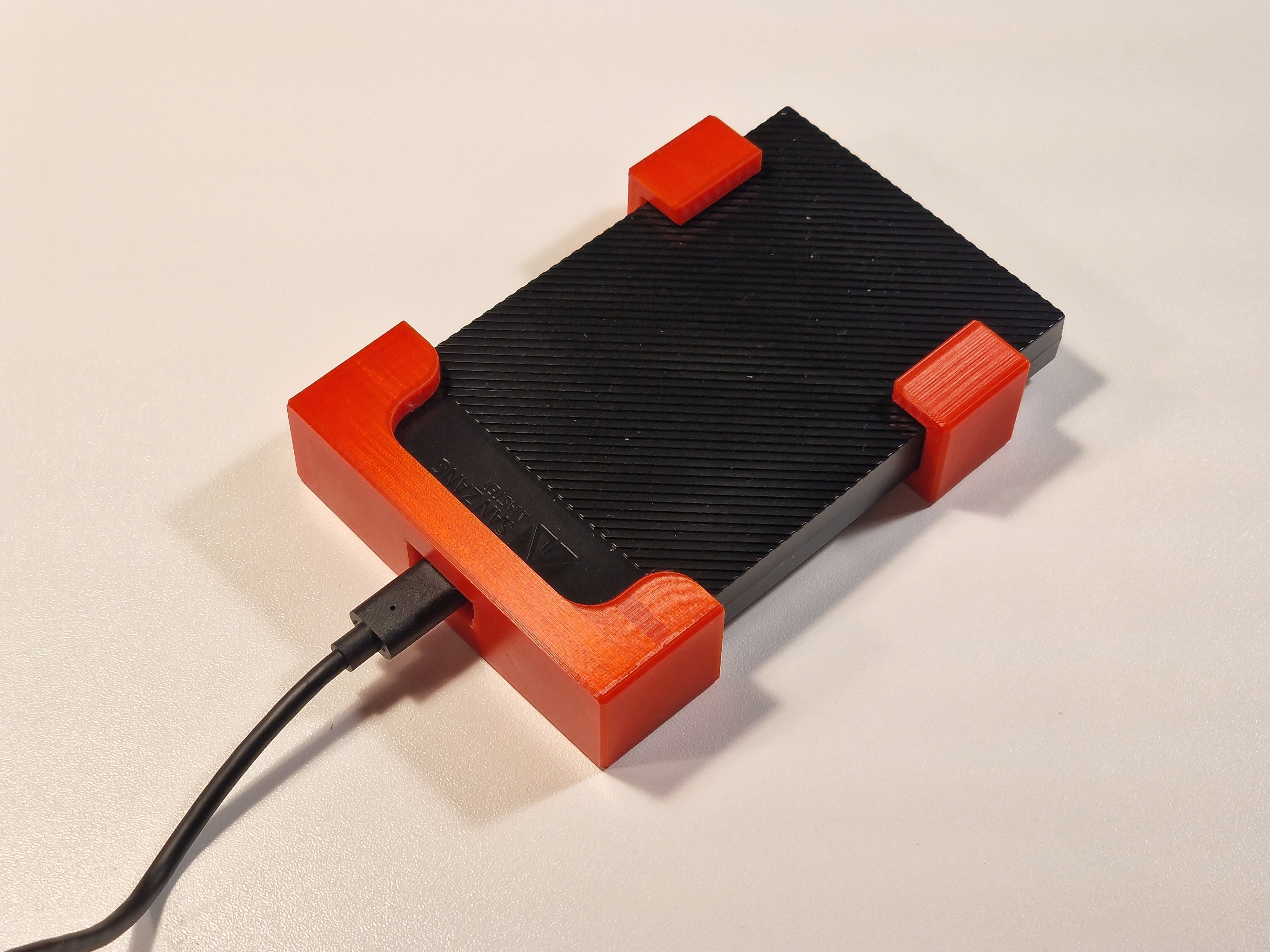 Mount for Sanzang SZPW25 2,5" USB-C SSD / HDD Case