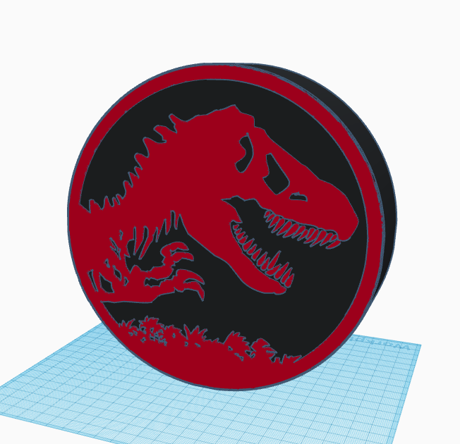 Jurassic park wall design WORK IN PROGRESS (feedback appreciated)