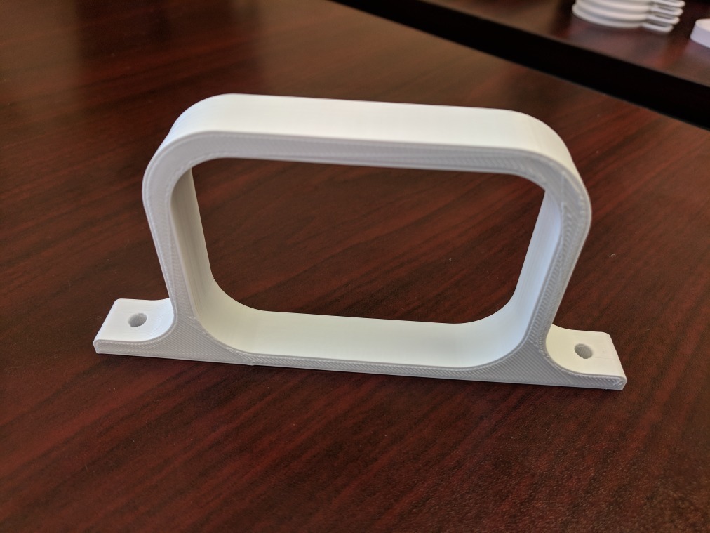 Hydroponic NFT Downspout Horizontal Bracket by threedjd Download free