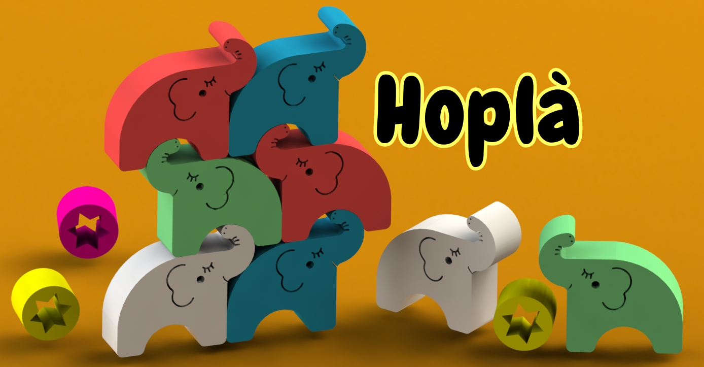 Hoplà - Elephant balancing game