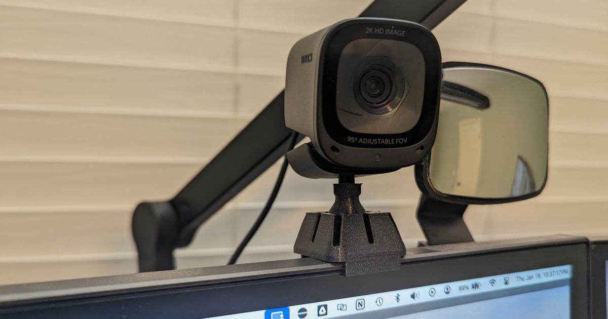 Pan Tilt 1 4 20 Webcam Monitor Mount by Matthew Bogner