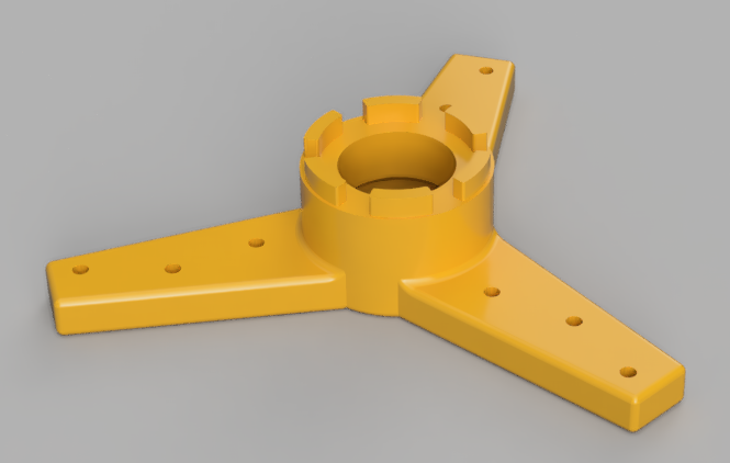 Windmill hub adaptor for generator — miniatura 2
