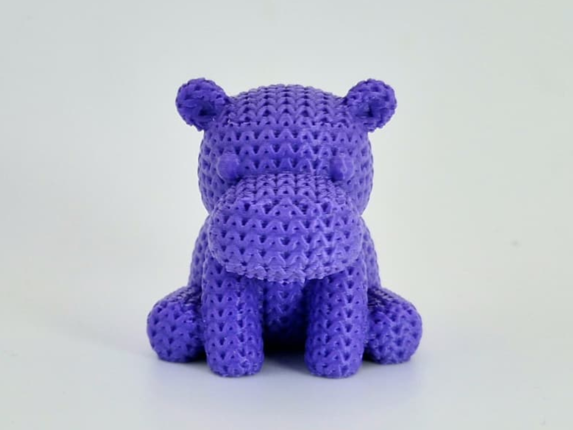 Miniatura 4 do modelo 3D Knitted Hippo