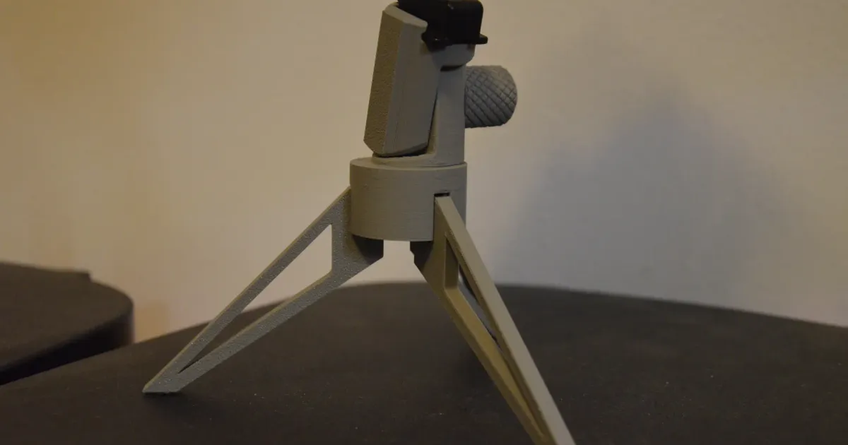 Hot shoe / cold shoe tripod mount by firstgizmo Download free STL model