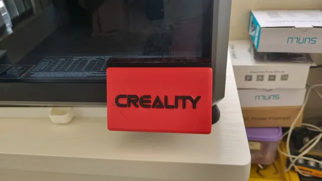 Creality K1 Max Screen Cover with Separate Creality Logo