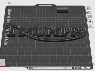 Triumph Logo by SayersDesign | Download free STL model | Printables.com