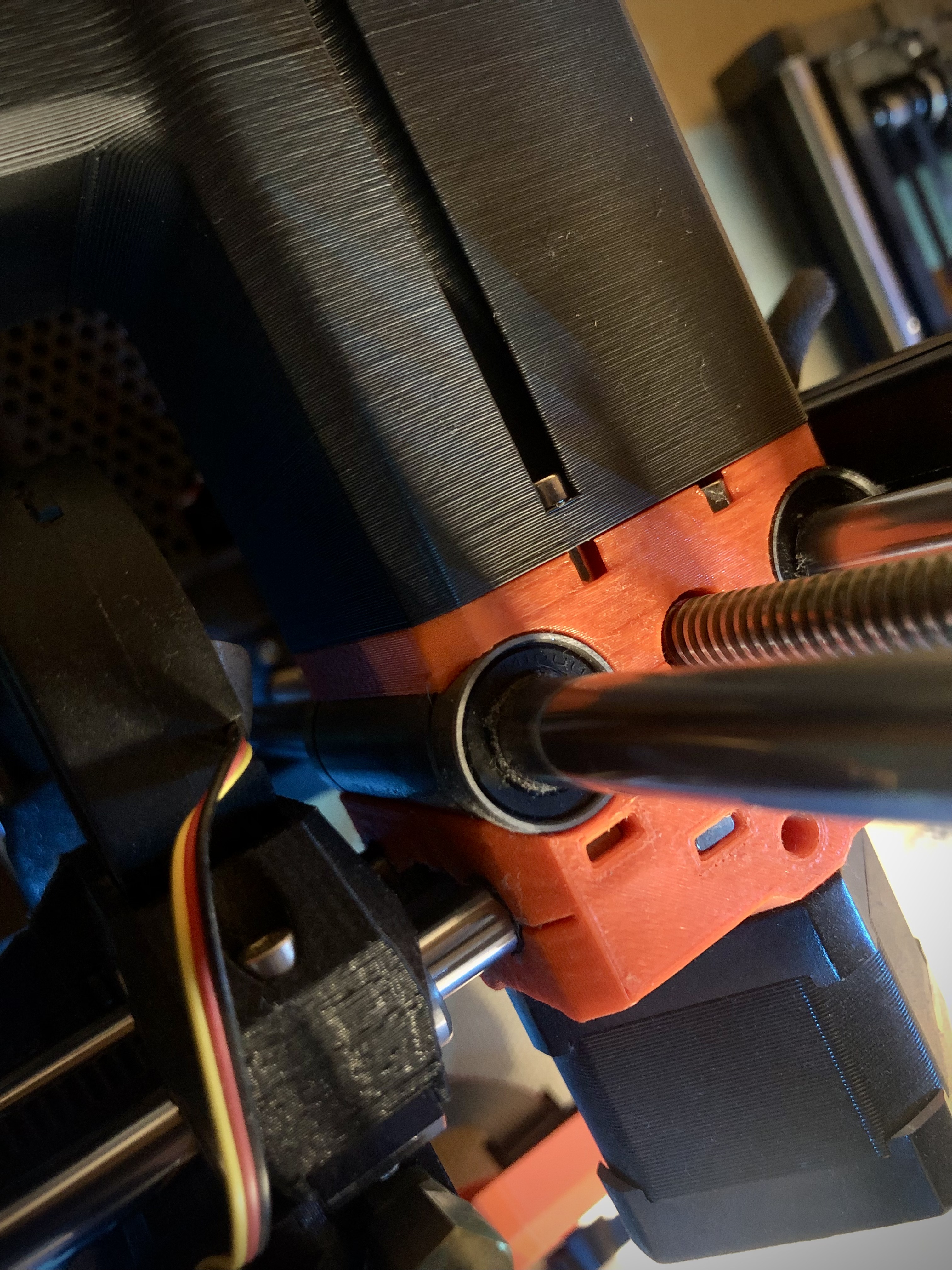 Prusa Mini centered extruder mod - Lever Remix