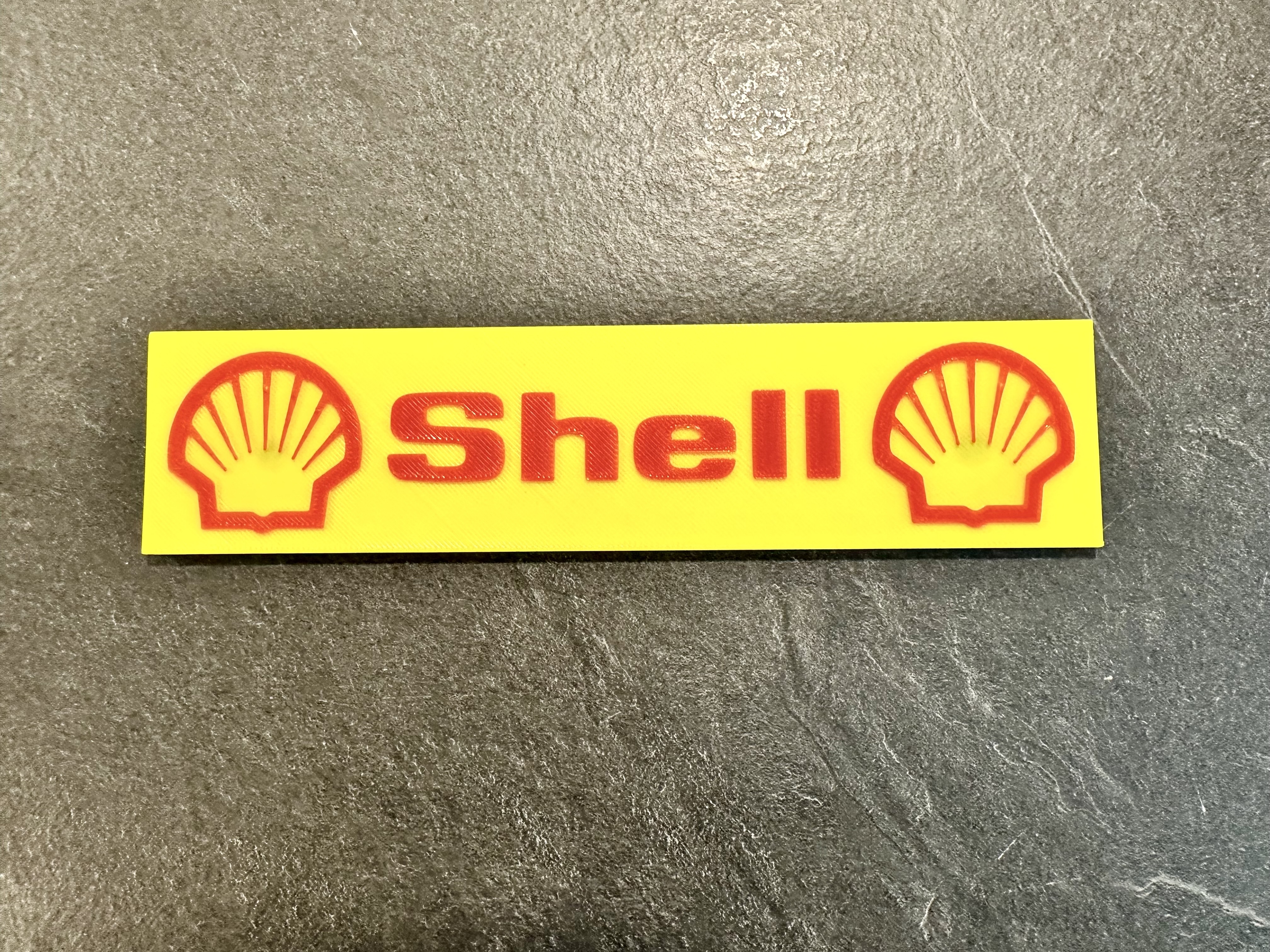 Shell advertising sign for Carrera slot car
