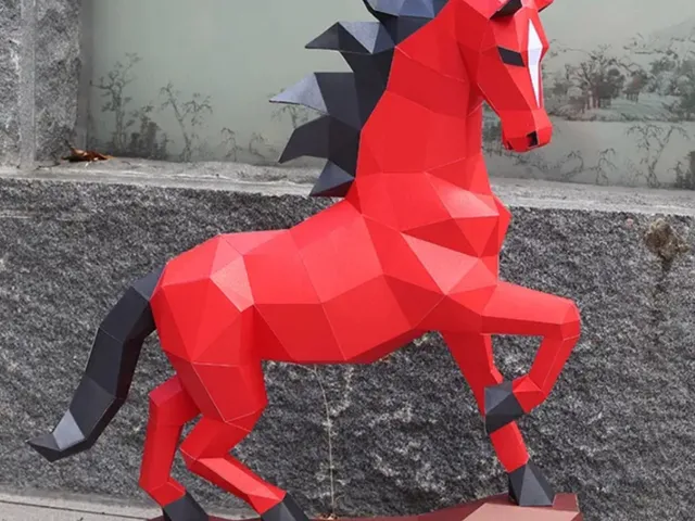 Low poly Horse