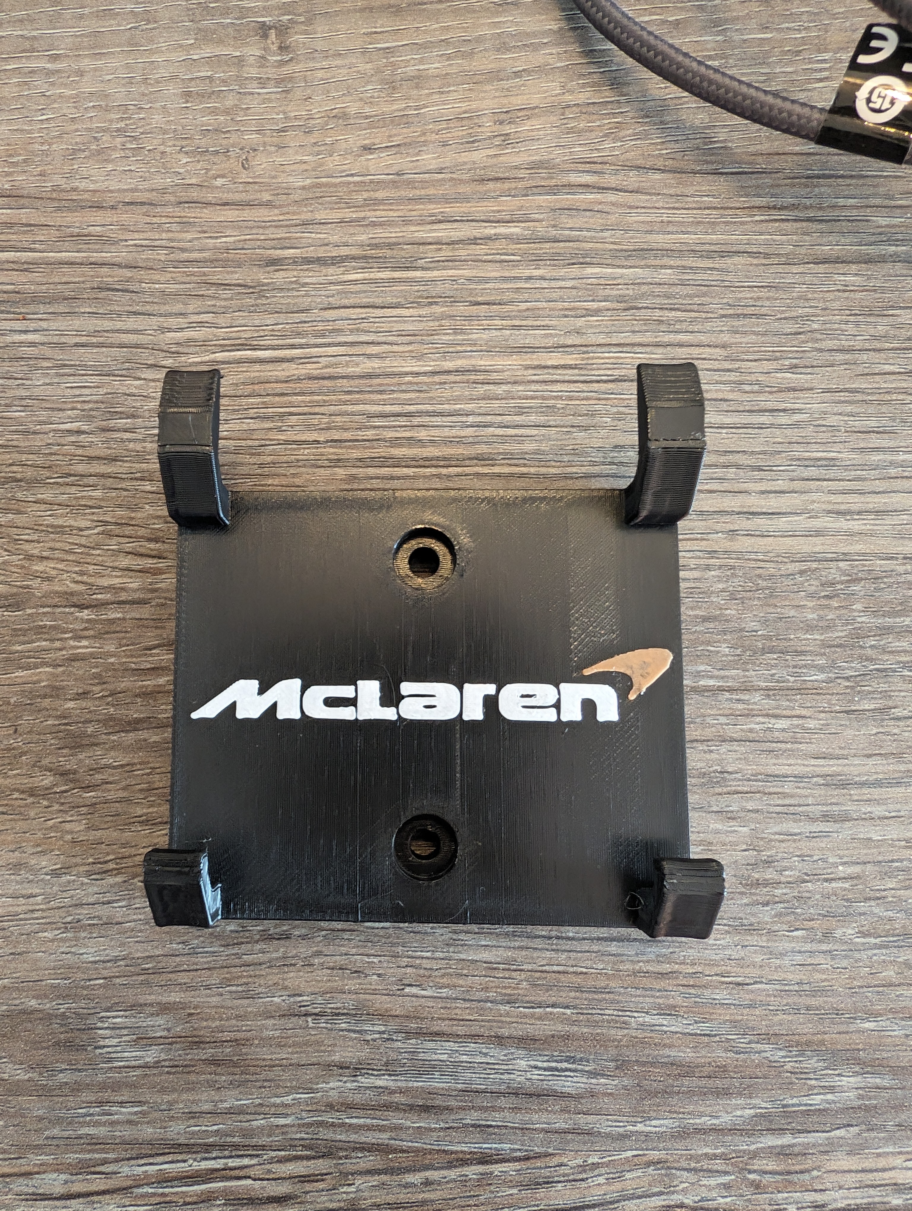 LEGO Mclaren F1 Wall mount w logo by MrBaumann, Download free STL model