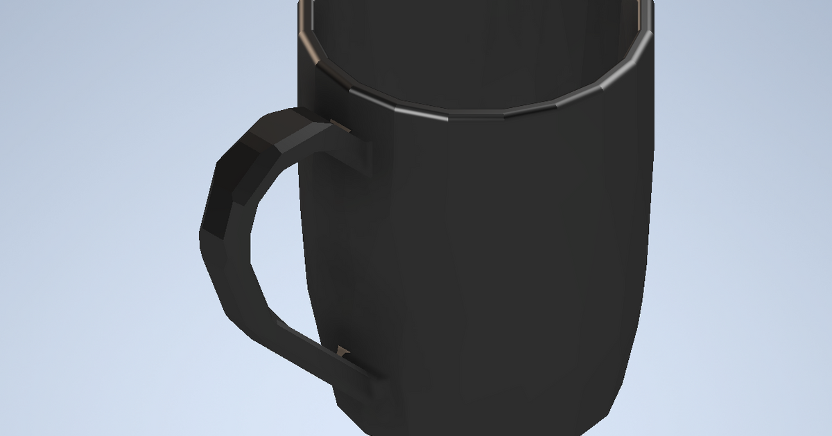 Low Poly Mug / Tasse Low Poly par Dwarfkiller97 | Téléchargez ...