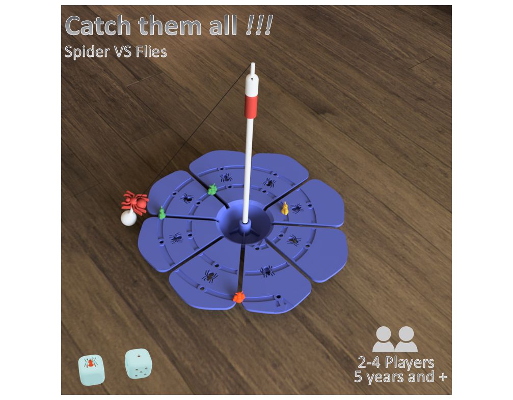 Catch them all (Spider VS Flies)