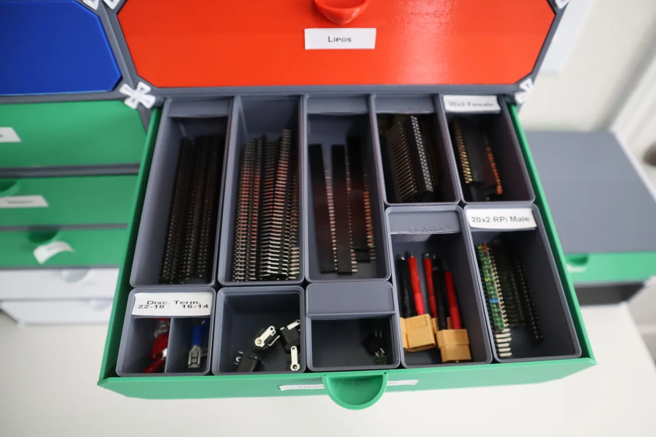 Modular Gridfinity Drawers with End Stops by Advanced Hobby
